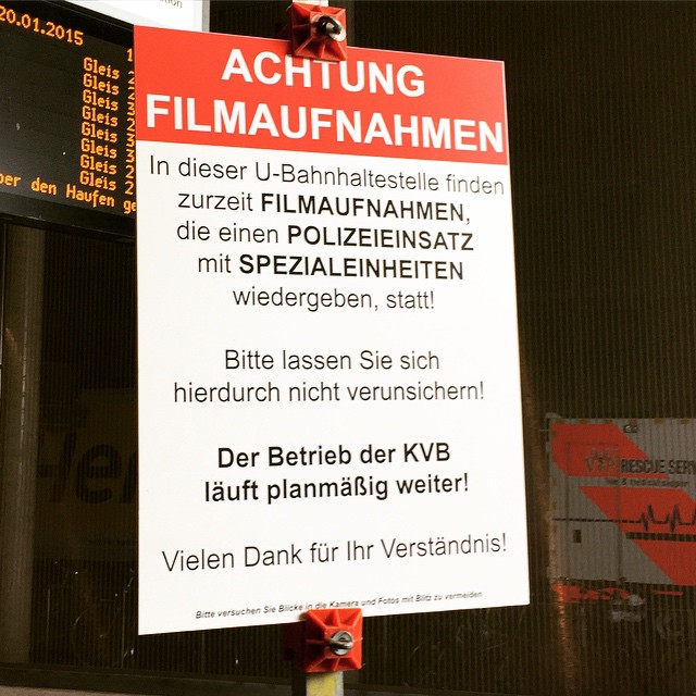 In Paris waren wenigstens die "echten" Einheiten unterwegs "thisiscologne